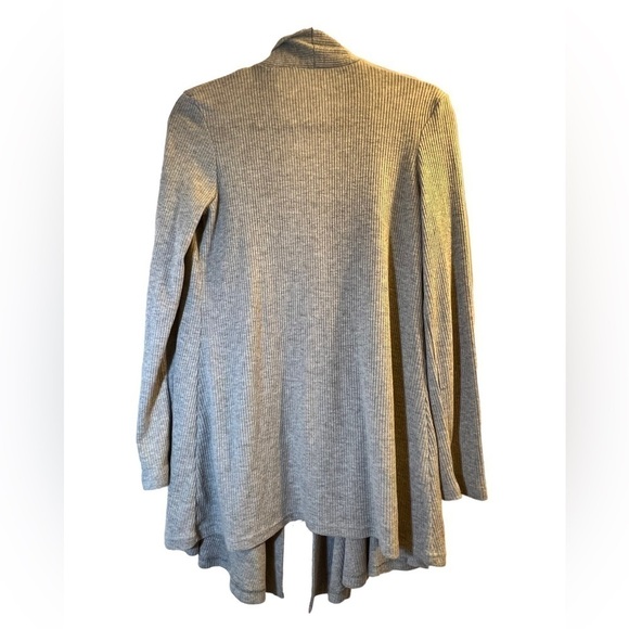Sale 𝅺Ardene Women's Cardigan S Gray Open Front Sweater Long Sleeves - Picture 6 of 8